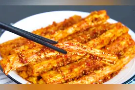 我家腐竹最爱这样做，香辣又解馋，比吃肉还过瘾，做一大盘不够吃图片