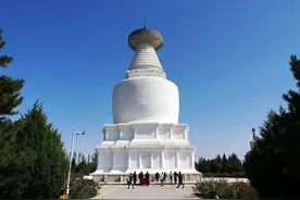 凉州白塔寺：那卷历史画卷中的风景图片