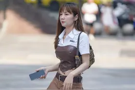 入秋了，多穿咖啡色单品，利用同色系搭配为气质加分图片