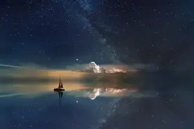 精选夜空壁纸图片，云母屏风烛影深，长河渐落晓星沉图片