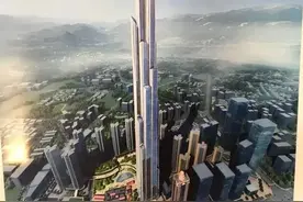 最新进度！或降为500米的摩天地标：深圳华润湖贝塔，超级巨无霸图片