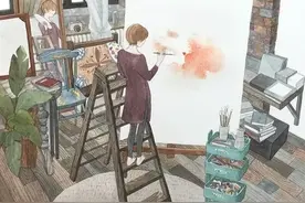绘画日记，幸福的生活就是这样子图片