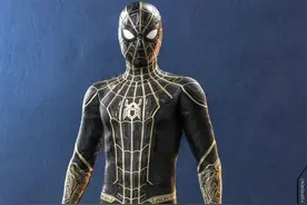 造型有所更改？HT《蜘蛛侠：英雄无归》黑金战衣官图更新图片