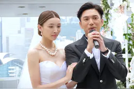 陈法拉前夫再婚办婚礼，妻子戴四对龙凤镯出嫁，长相清秀气质文雅图片
