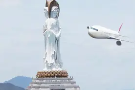 为什么飞往三亚的飞机，要在南海观音像上空绕一圈？视频封面