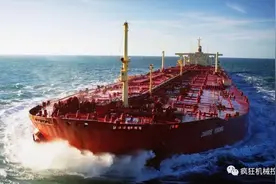 世界最大可移动物体，船锚就有36吨，简直就是一座狂奔的大山图片