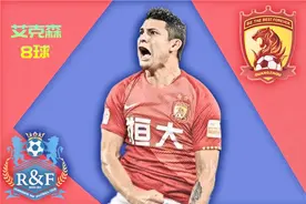 中超广州德比进球榜，艾克森、扎哈维领衔，韦世豪进入前十图片