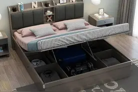 卧室不建议你买这种大床，我家买来当天就后悔，只好打折处理图片
