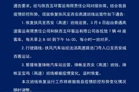 快讯！扶风至西安高速客运班线明日恢复运行图片