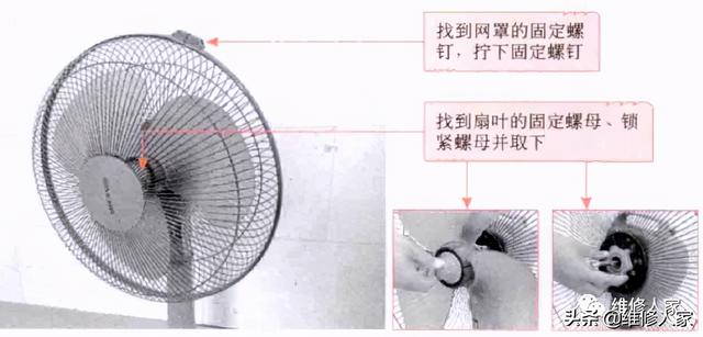 美的电风扇怎么拆？（电风扇的拆装操作方法）