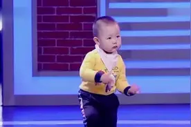 两岁萌娃大跳广场舞，撒贝宁却嫌弃刘仪伟人品，笑翻全场图片