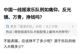 一线乐队痛仰、反光镜、万青，挣钱吗？图片