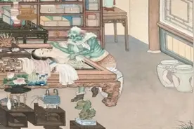 清朝一幅女鬼图，很多人不敢仔细看，现代一火爆电影与之有关图片