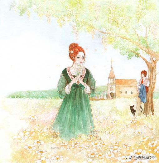 插画欣赏：我所向往的爱情…