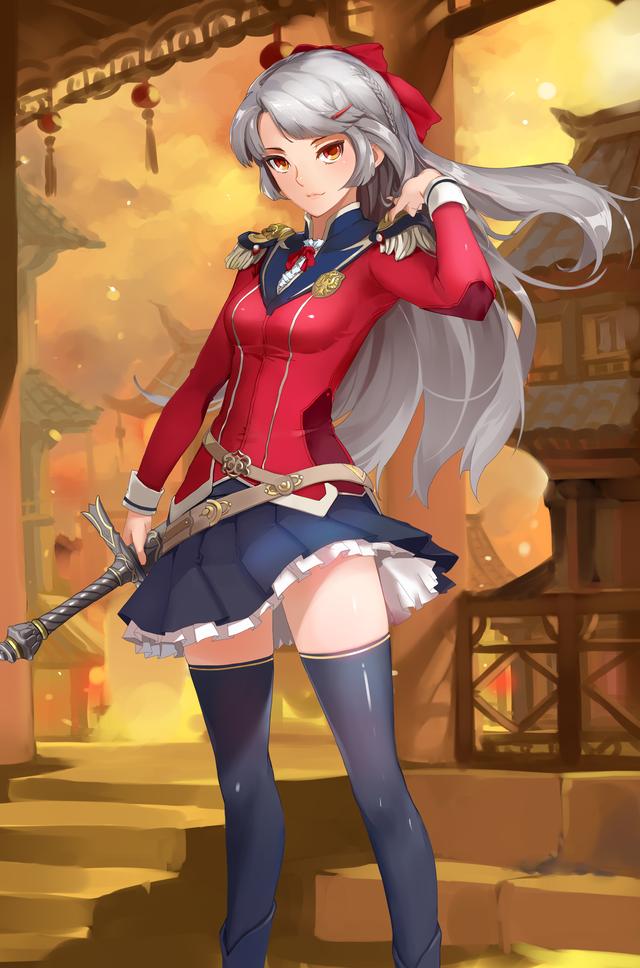 唯美国漫风格《三国罗曼史》游戏卡牌高清原画 女性版三国人物欣赏