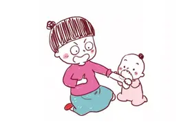 宝宝喜欢抓妈妈头发或咬脸蛋，其实是在传递这些信号图片