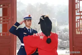 【火焰蓝&汉服】跨越时空，这一世我来守护你……图片