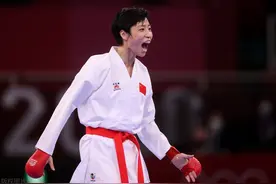 奥运空手道-尹笑言不敌塞尔维亚名将 获得女子组手61公斤级银牌图片