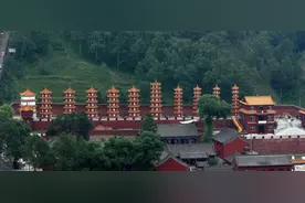 五台山最新航拍秋景大片，惊艳朋友圈！你打卡了吗？图片
