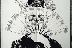 黑白针管笔 | 日系二次元&欧美动漫风，反正很神奇的一组插画图片