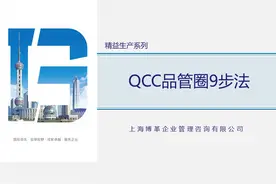 PPT干货 | QCC品管圈9步法图片