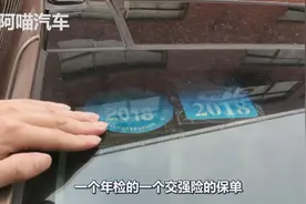 汽车年检标志的颜色为什么不一样？原来是因为这个原因图片