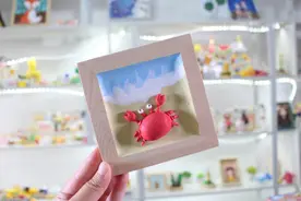 儿童抗菌粘土DIY教程——螃蟹粘土画图片