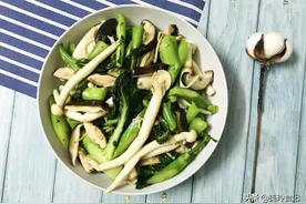 天冷了，冬芥兰菜营养正当季，清爽多汁，脆而不硬的口感，要多吃图片