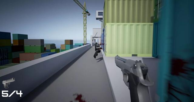 一款结合暴力、射击等要素于一身的第一人称动作游戏