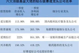 高瓴张磊、中欧葛兰、易方达张坤等大佬，重仓的优质龙头公司图片