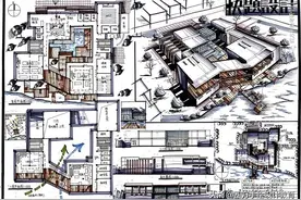 跨专业考研建筑报考西南交大并获得快题140分第一名是什么体验？图片