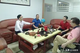 深爱榜户外俱乐部联合创始人吴龙、彭彪一行走访企业图片