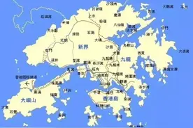 香港的面积有多大图片