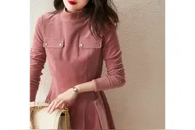 30+女人气质穿搭：轻奢裙+小高跟，洋气不说，女人味却是十足图片
