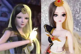 叶罗丽现实版的娃娃形象，齐娜头发变长了，白光莹和曼多拉变美了图片