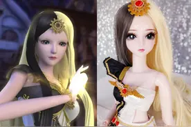 叶罗丽现实版的娃娃形象，齐娜头发变长了，白光莹和曼多拉变美了图片