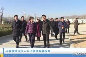 马琨带领省市人大代表来崇信县视察图片