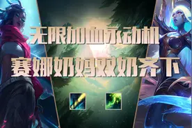 无限加血永动机！德云色新套路——赛娜奶妈组合技图片