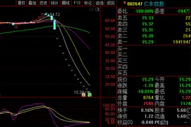 仁东控股13跌停 投资者如何避免被庄股伤害图片