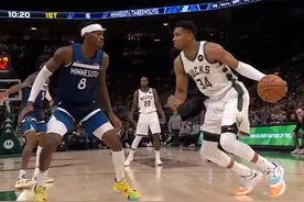 拉塞尔29分爱德华兹唐斯各25分森林狼力克雄鹿！字母哥40+16图片