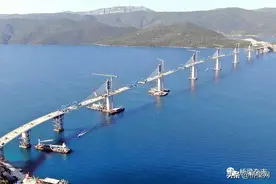 海外桥讯：邻国的“眼中钉”！克罗地亚佩列沙茨大桥工程收尾图片