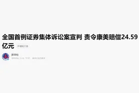 A股第一大案，股民获赔24.59亿！赵薇操控万家文化，终要有结果了图片