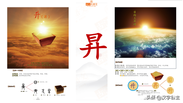 "升、昇、陞" 三字的区别