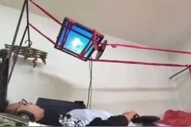 高校寝室中的“神操作”，导员查寝哭笑不得，直言：在这儿屈才了图片