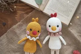 钩针玩偶 可爱的小鸡图片
