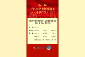 新一届开封市纪委领导班子选举产生图片