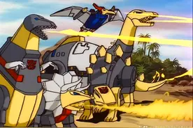 单打团战谁最强？机器恐龙堪称王！盘点《变形金刚G1》机器恐龙图片