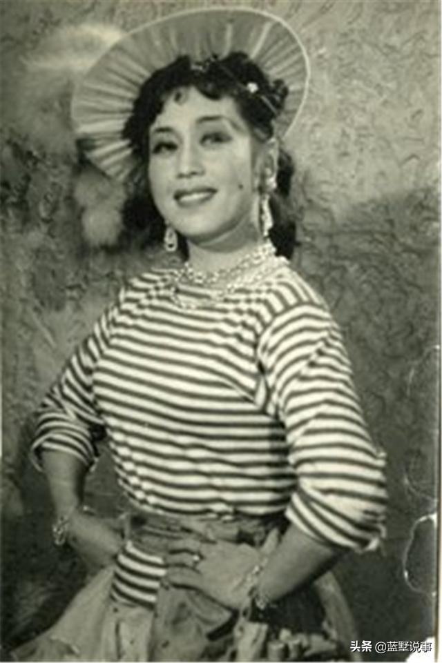 五十年代美丽女演员安琪，他孩子本来是叶大鹰
