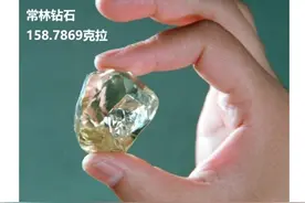 我国现存最大天然钻石~常林钻石之谜图片