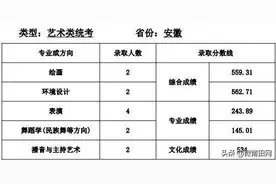 天津师范大学2020年艺术类本科专业录取分数线图片